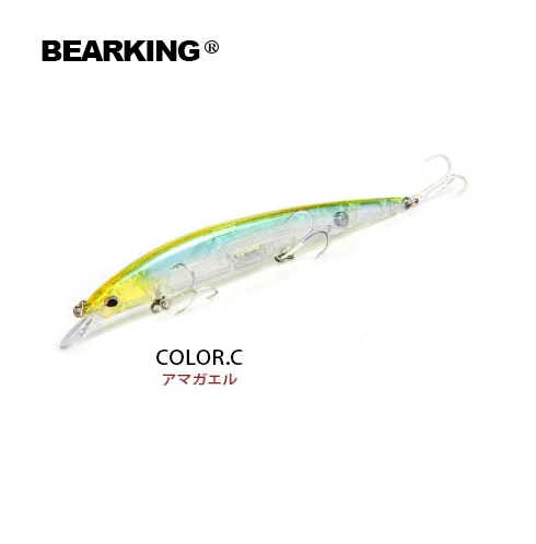 Bearking профессиональные рыболовные снасти, только для промотирования рыболовных приманок, Bear king 128 мм 14,8 г, блесна. Самая популярная модель