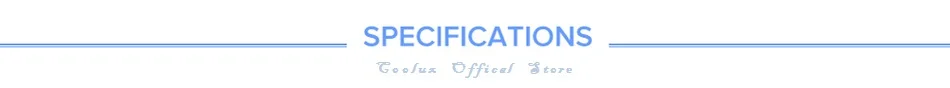 Specifications-coolux