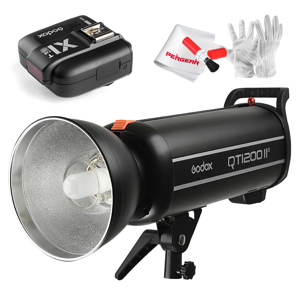 

Godox QT1200IIM QT1200II-M Built in 2.4G Wirless System & Trigger 110V 1200WS GN102 1/8000s High Speed Sync Flash Strobe Light