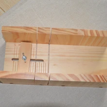 Регулируемый древесины Мыло формы буханка DIY деревянный Мыло делая Инструменты