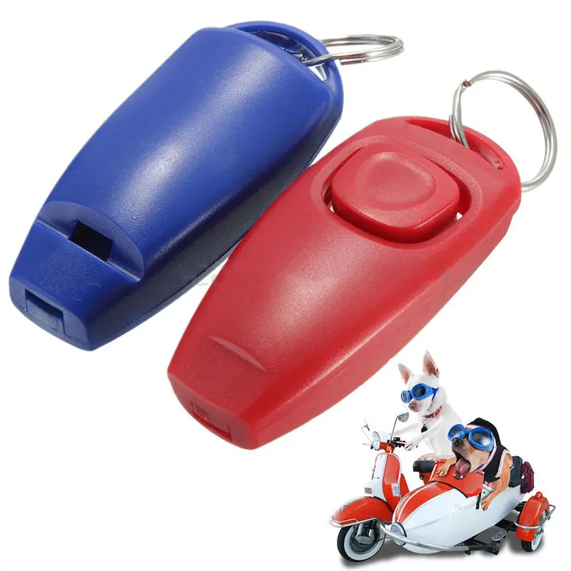 

Dog Clicker & Whistle- Training, Obedience, Pet Trainer Click Puppy With Guide