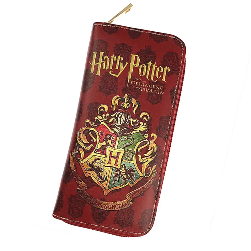 

New Movie Harry Potter Anime Long Men Handy Wallets Leather Students Women Day Clutch Design Money Coins Pockets Dollar Price
