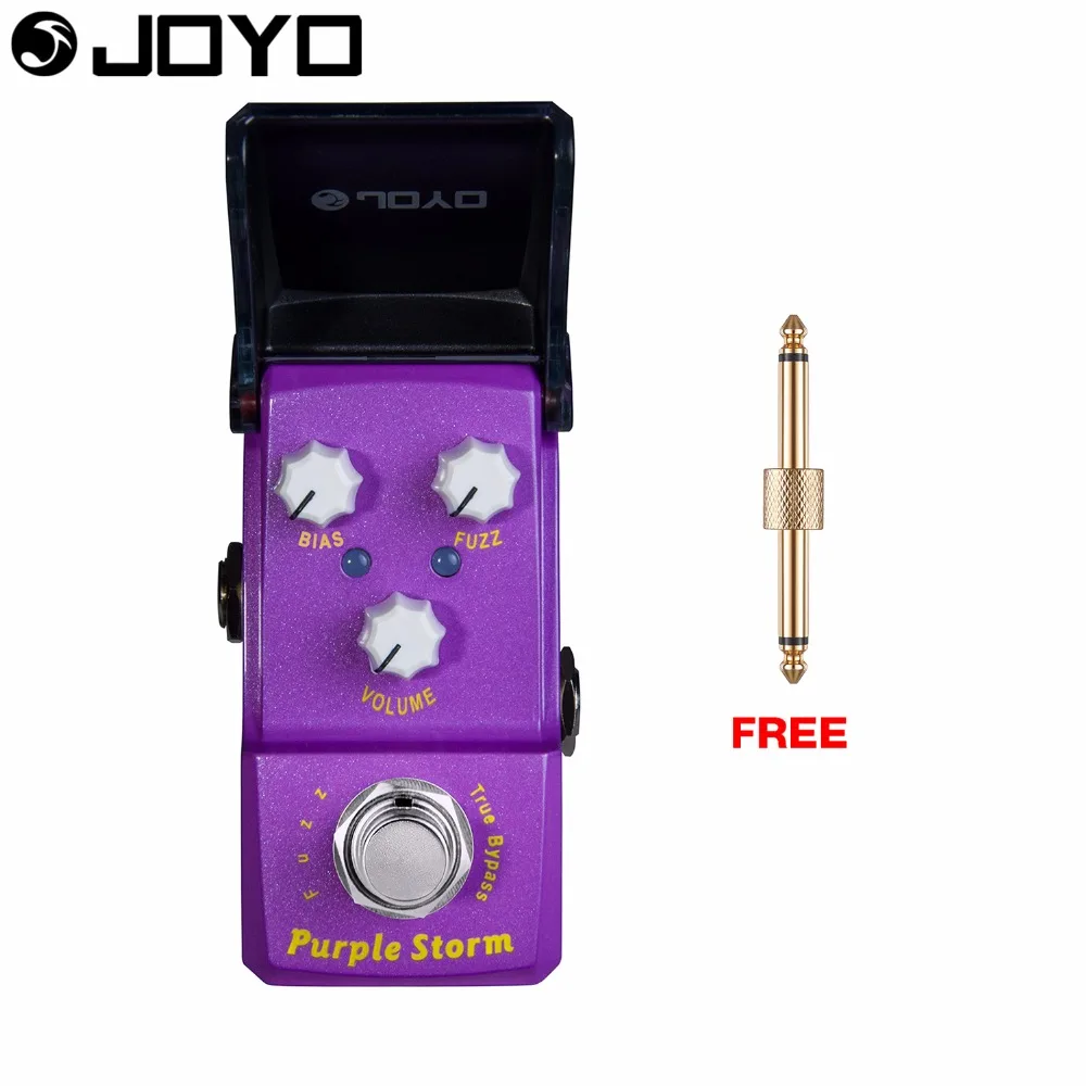 Joyo Purple Storm Fuzz Guitar Effect Pedal Volume Fuzz Controls True