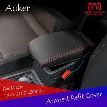 

For Mazda CX-5 CX5 2017 2018 KF Central Console Armrest Pad Mat Cover Cushion Armrest Top Anti-dirty Mat Liner Car styling