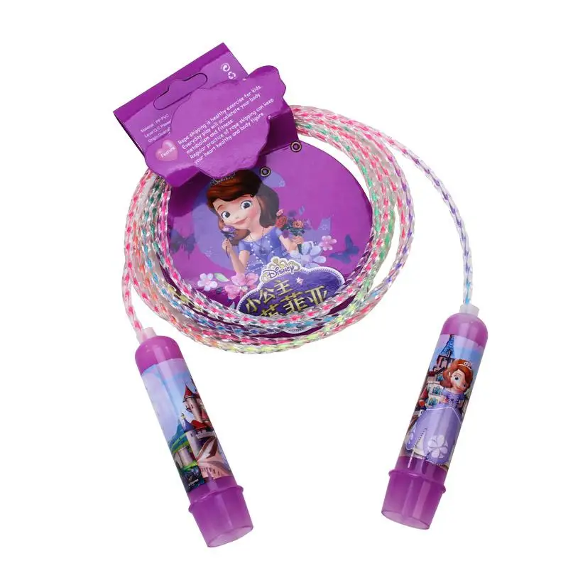 8 feet 230cm Cartoon Sophia Frozen Girls boy Children's Skipping Colourful Jump Rope outdoor Sport toy (4)