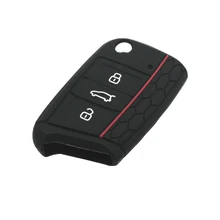 Дистанционный ключ силиконовая кожа(GTI сотовый стиль) для Volkswagen для VW GOLF Mk7