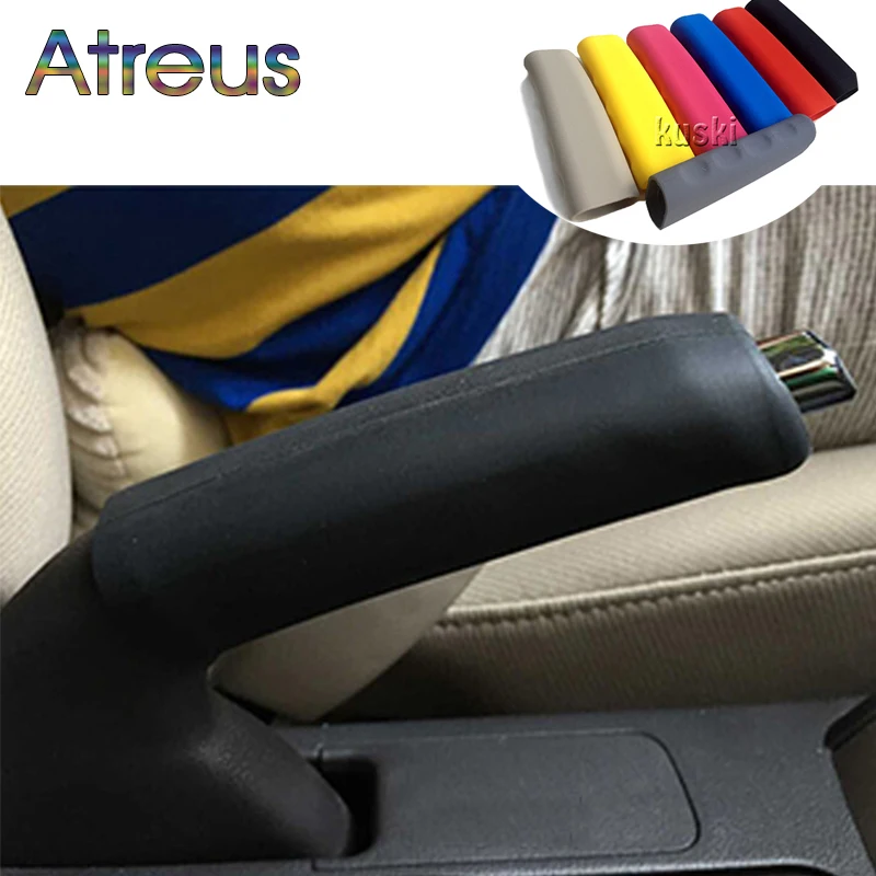

Atreus Silicone Car Handbrake Hand Brake Grips Covers for BMW F30 Ford Focus VW Golf 4 Mazda Toyota Corolla Renault Peugeot 307