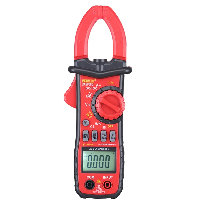 

UYIGAO UA2008E Digital Forceps Multimeter AC DC Forceps With Thermometer