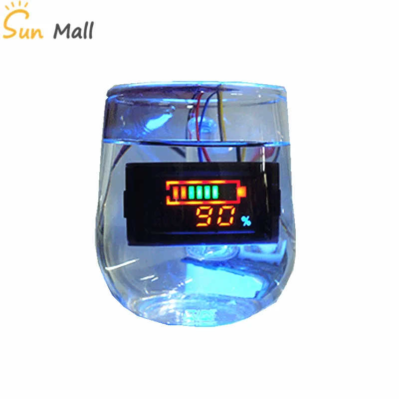 

DC6-120V Waterproof electricity / voltage / temperature three-in-one table Vehicle multi-function meter