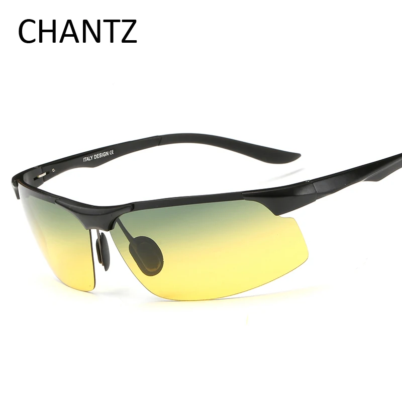 Night Vision Glasses Men Brand Designer Polarized Driving Sunglasses With Aluminium Magnesium Alloy Frame font b