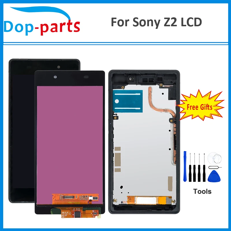 Высококачественный ЖК дисплей D6502 D6503 D6543 для SONY Xperia Z2 с сенсорным экраном