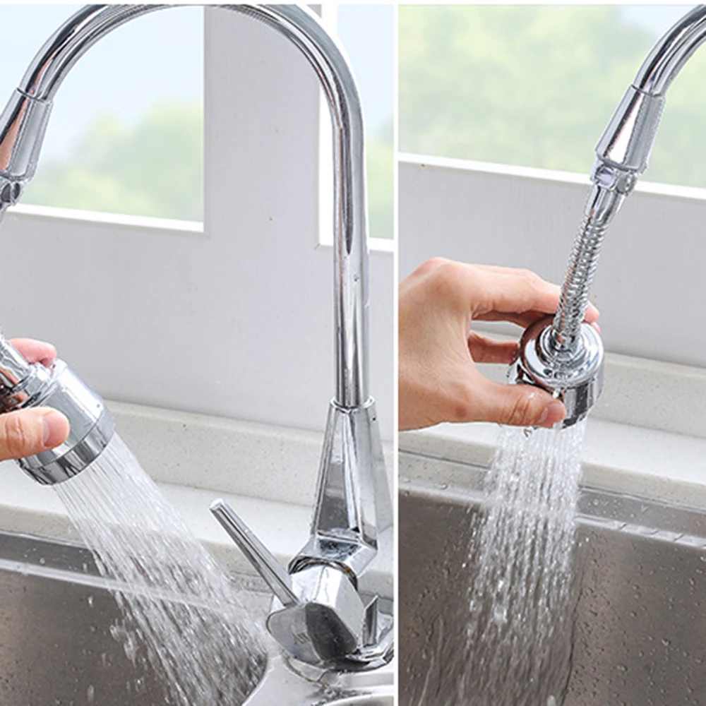 

New 360 Degree Aerator Water Bubbler Swivel Head Saving Tap Kitchen Faucet Aerator Connector Diffuser Nozzle Filter Mesh Adapter