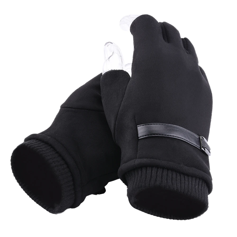 

Winter Gloves Gloves Warm Gloves Car Driving Gloves Men Gloves Half Finger Warm Gloves D20