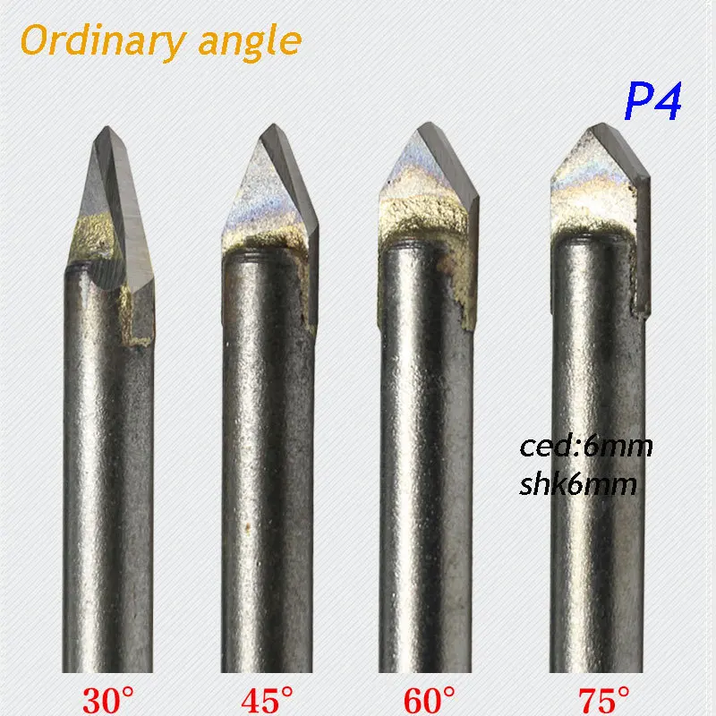 1pc Ordinary 75-degree angle alloy Router Bits CNC engraving cutter Stone Carving Tools | Инструменты