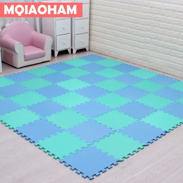 9pcs 30x30cm EVA Foam Puzzle Mat For Children Waterproof Soft Educational Gym Playmat Kids Rug Puzzle Carpet Tapete Bebe 1