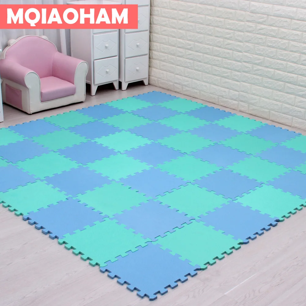 9pcs 30x30cm Eva Foam Puzzle Mat For Children Waterproof Soft