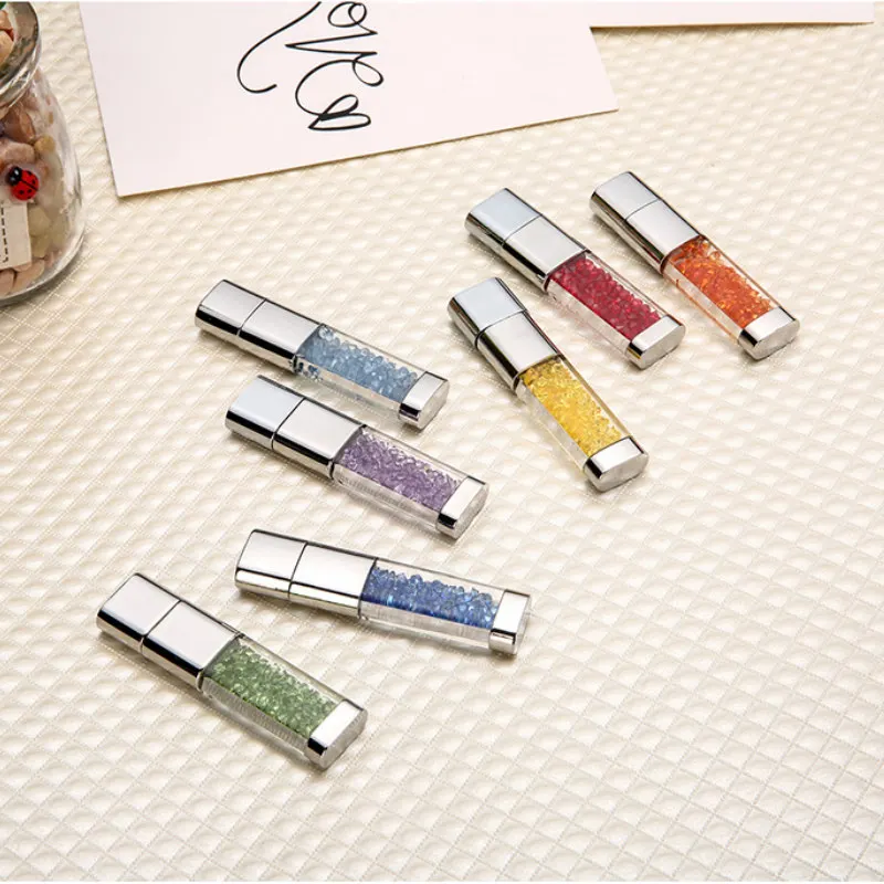 Новый Кристалл элементы usb флэш накопители USB 2 0 накопитель U диск pendrive 4 ГБ 8 16 32