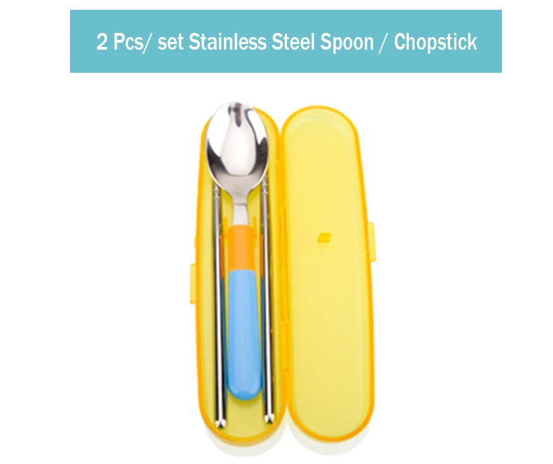 Baby Feeding Spoon Chopstick Stainless Steel Utensils (7)