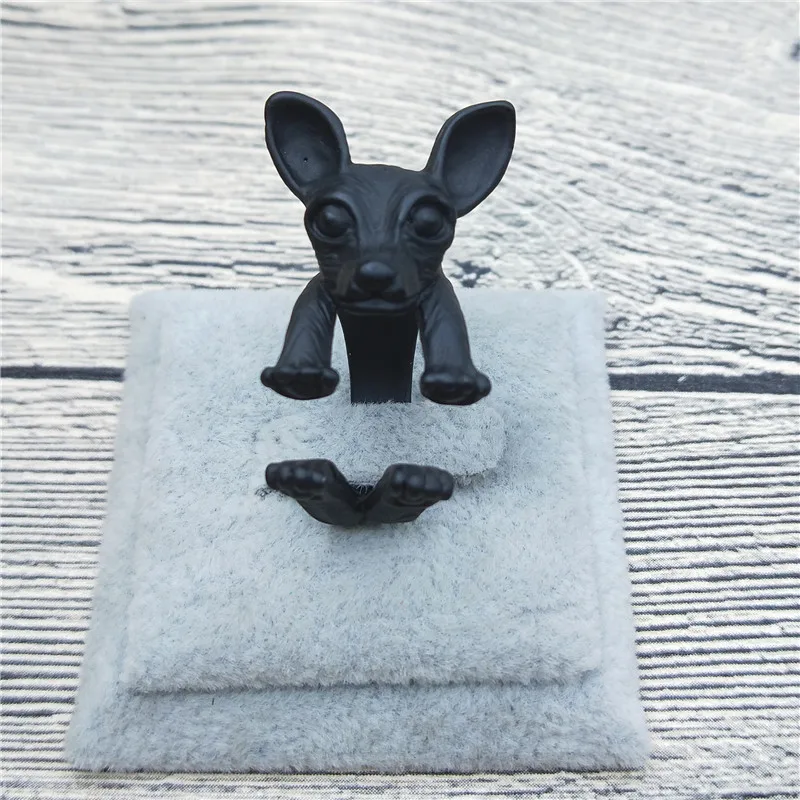New-Vintage-Retro-Chihuahua-Rings-Classic-Adjustable-Chihuahua-Rings-Women-Animal-Pet-Dog-Chihuahua-Jewellery