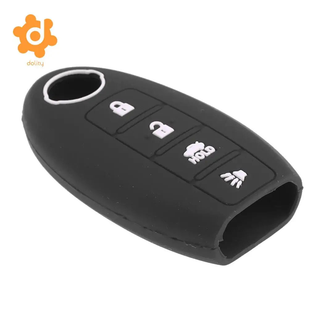 Car Key Fob Scratch Protective Case Cover for Nissan Altima Versa - Black Scratch protect bring comfortable touch