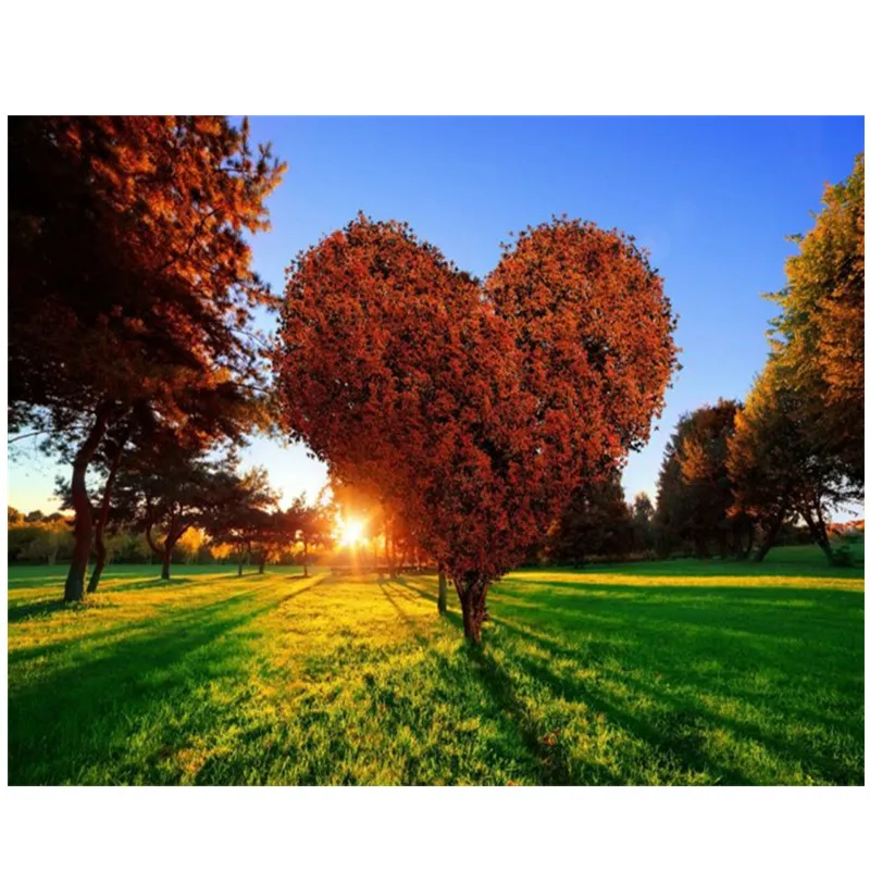 

Framed Landscape DIY Oil Painting Pictures By Numbers On Canvas Wall Art For Living Room Drop Shipping Home Decoration E805