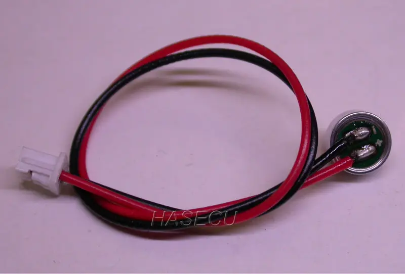 (5pcs) Mini MIC for CCTV Cameras (6 x 2.8mm) wires about 90mm with 2PIN connector