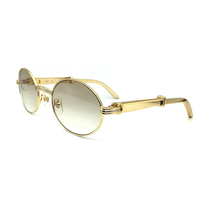 $US $92.50 Luxury Brand Designer Carter Glasses Men Stainless Steel Optical Frame Gold Sunglasses For Women Ro
