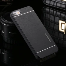 Ultra Thin Motomo Aluminum Brush Hard Metal font b Case b font for font b iPhone