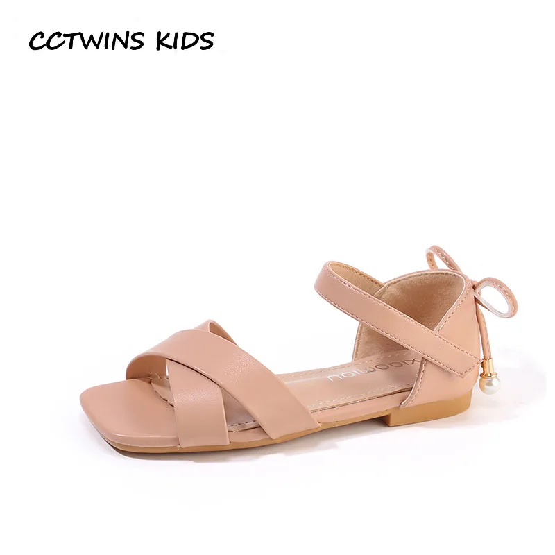 

CCTWINS Kids Shoes 2019 Summer Children Fashion Princess Sandals Babys Brand Barefoot Shoes Girls Butterfly Flat PS680