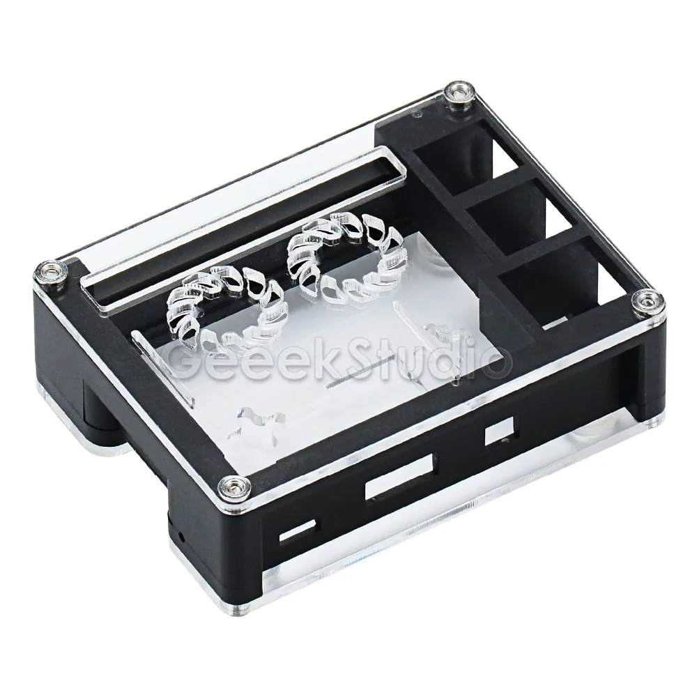 Чехол из акрилового АБС пластика с дополнительной версией 3B + Dual Fan Heatink 5V 2.5A