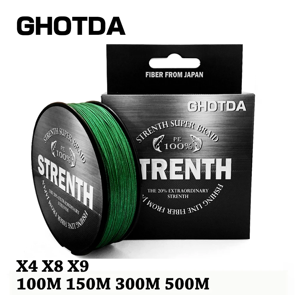 GHOTDA الصيد 4/8/9 السواحل 100 متر 150 متر 300 متر 500 متر صنارة صيد بولي ايثيلين مجدول المياه المالحة نسج الكارب الصيد الحبل Pesca سلك GHOTDA الصيد 4/8/9 السواحل 100 متر 150 متر 300 متر 500 متر صنارة صيد بولي ايثيلين مجدول المياه المالحة نسج الكارب الصيد الحبل Pesca سلك