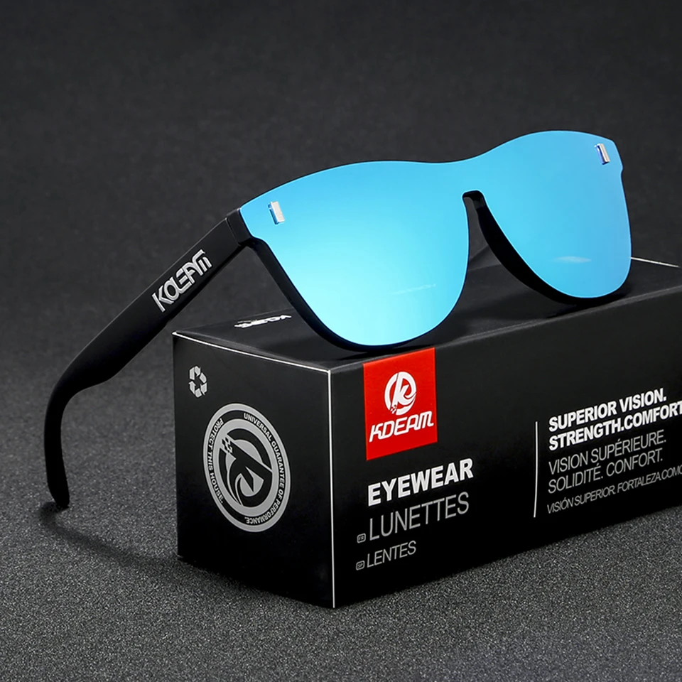KDEAM полный передний дизайн женские солнцезащитные очки поляризованные TR90 рамка авангардные вождения солнцезащитные очки женские gafas de sol