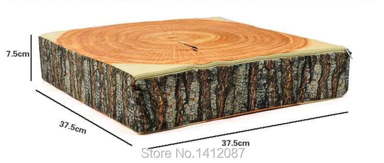 Creative imitation wooden pillow,Simulation stakes Cushion,Home Pillow Decoration/birthday Gifts