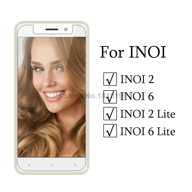 Закаленное стекло INOI 2 Lite 9H ультратонкая Защита экрана для / 6 lite Защитное телефона