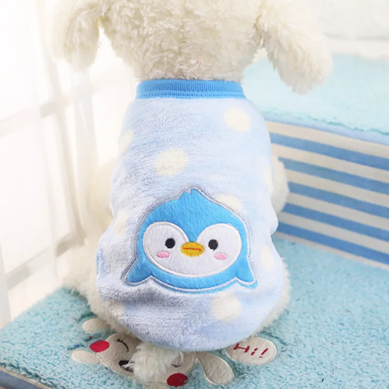 Милая маленькая собачка пальто Кошка Pet Одежда для домашних животных фланель плюшевые мягкие эластичные куртка для собаки Костюмы для Ropa Перро Французский бульдог - Цвет: 7