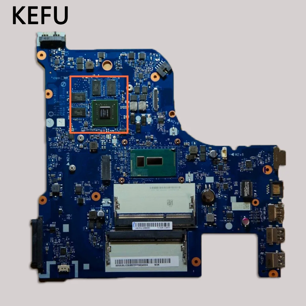 Материнская плата KEFU NM-A331 для ноутбука Lenovo G70-80 с процессором DDR3L 100% бесплатная