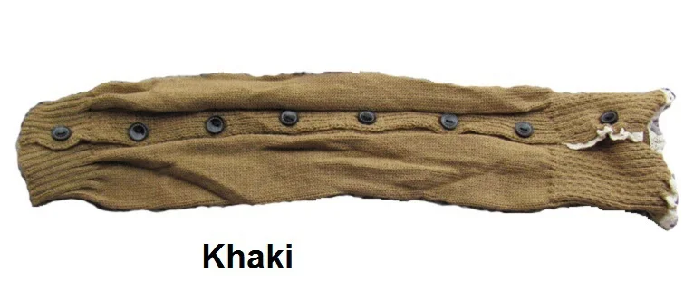Лидер продаж; женские гетры с кружевным краем; вязаные чулки в полоску; длина 55 см - Цвет: khaki