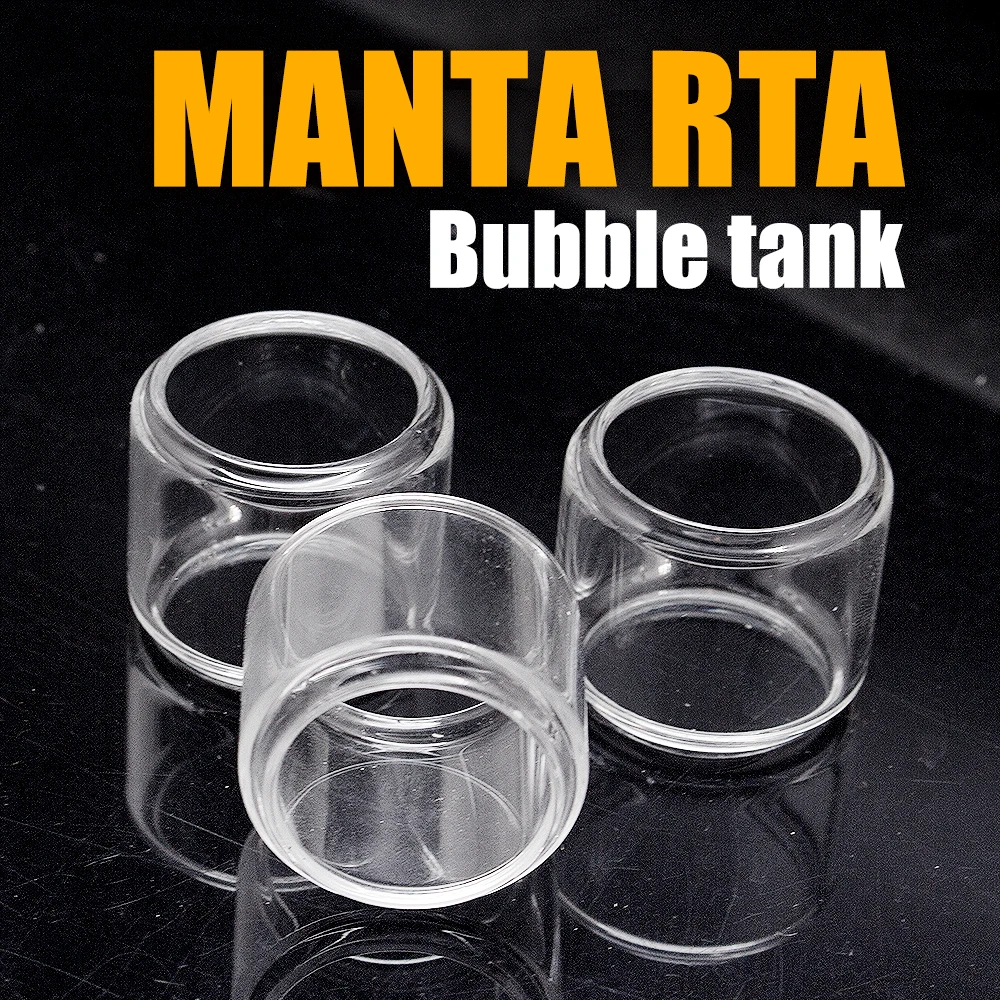 

Original vapesoon MANTA RTA bubble glass 5ml Replacement Glass Tube For manta rta Atomizer tank
