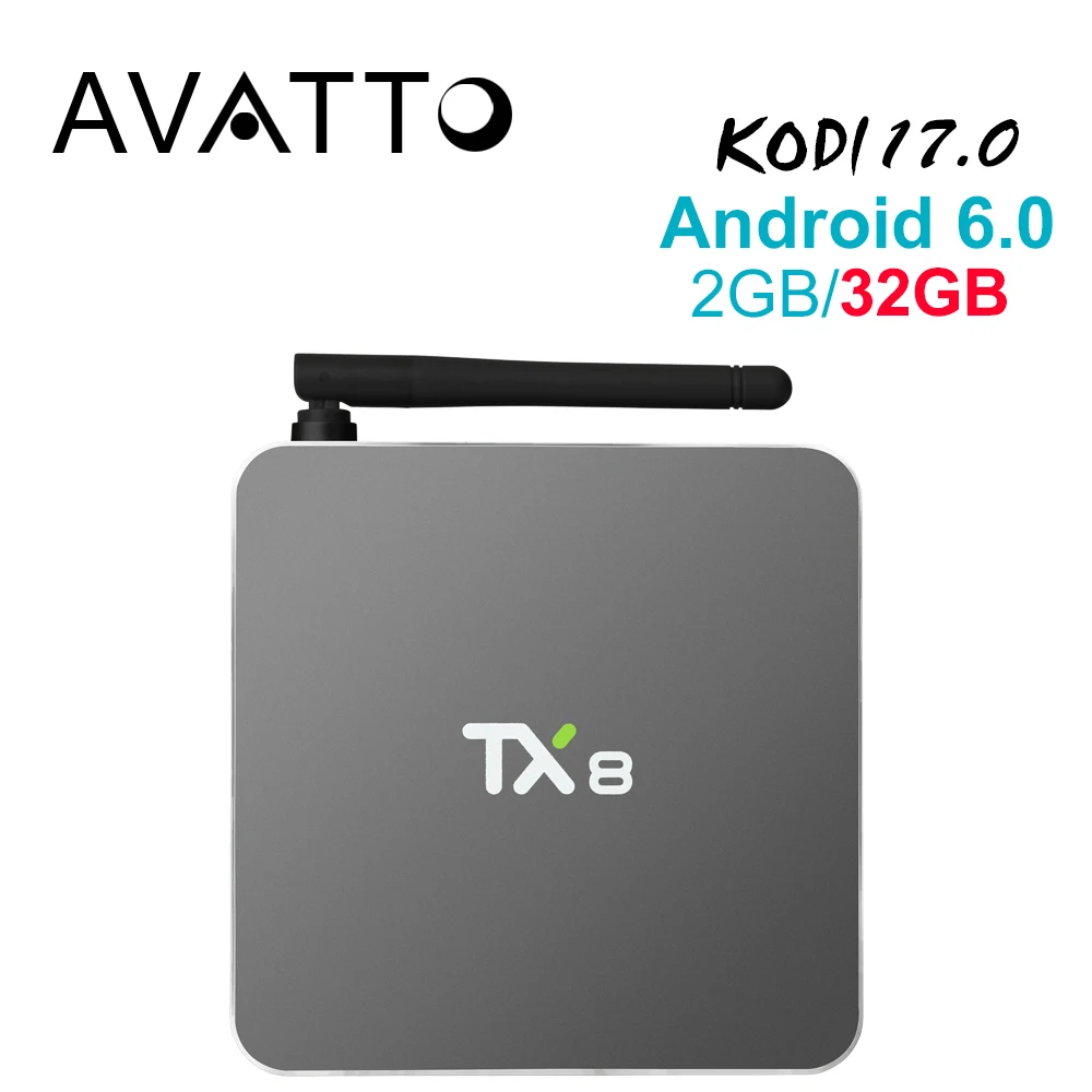 32GB Flash Metal Case TX8 Amlogic S912 OCTA Core Android 6.0 Smart TV Box 5G Wifi 4K Kodi 17.0 Fully Loaded Unlocked Set Top Box