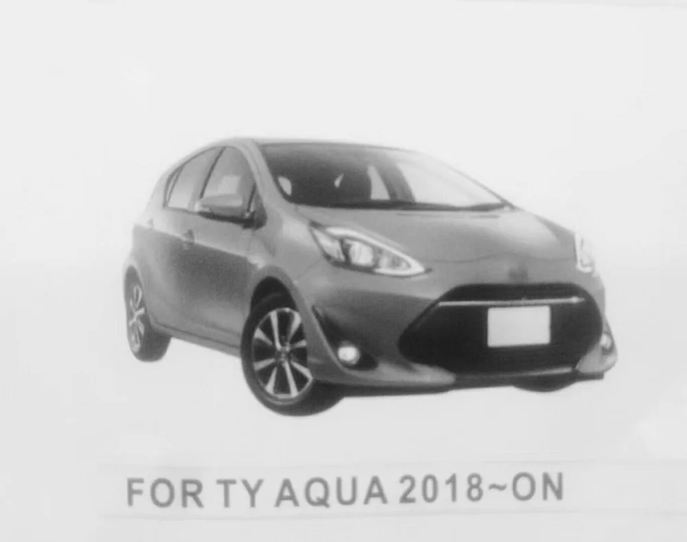 6 комплектов, автомобильный Стайлинг, головной светильник для Toyota Aqua, бампер, передний светильник,,, 4300 K, галогенная лампа, провод жгута, 1 шт. ВКЛ/ВЫКЛ