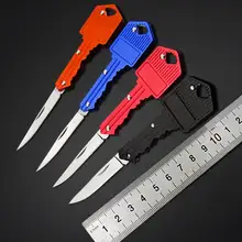 100 шт/партия переносной ключ складной нож карманный нож-брелок нож Овощечистка мини брелок для кемпинга нож инструмент