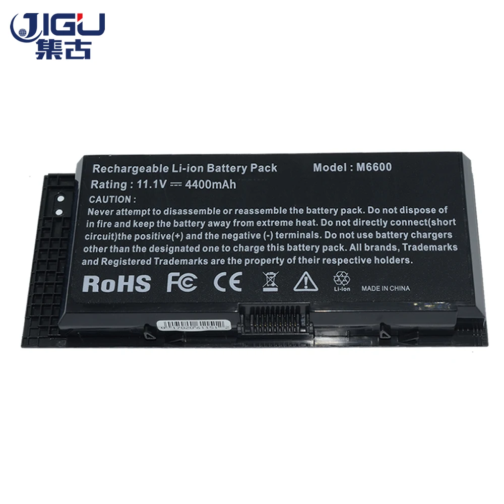 Батарея для ноутбука JIGU 97KRM 9GP08 FV993 KJ321 PG6RC R7PND X57F1 0TN1K5 Dell точности M6600 M6700 M4600 6 ячеек |