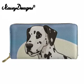 

Noisydesigns Women's Long Purse Large Capacity Ladies Clutch Cash Phone Wallets Females Girls Dalmatian Design Cute Coin Pocket