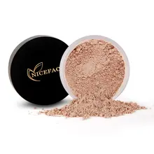 Женская натуральная пудра для макияжа долговечная водостойкая свободная Пудра Косметика для красоты кожи 5 цветов