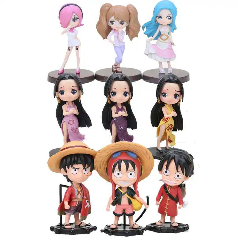 3pcs Set Anime Q Posket One Piece Girls Vinsmoke Reiju Nefeltari Vivi Charlotte Pudding Boa Hancock Pvc Action Figure Model Toy Action Toy Figures Aliexpress