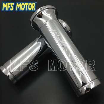 

Motorcycle Custom Handlebar Grips for SUZUKI GSX-R GSXR 600 750 1000 Hayabusa GSXR1300 CHROME