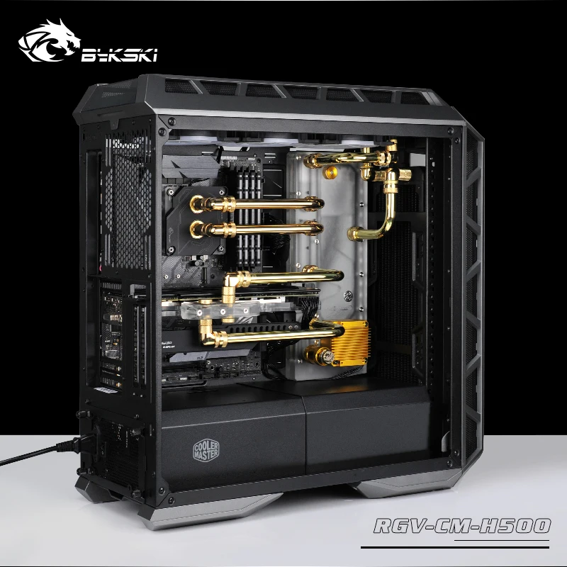 BYKSKI акриловая водная охлаждающая доска совместимый кулер Master H500P H500M чехол для