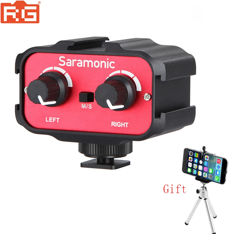 Saramonic Universal Microphone Audio Adapter Mixer with
