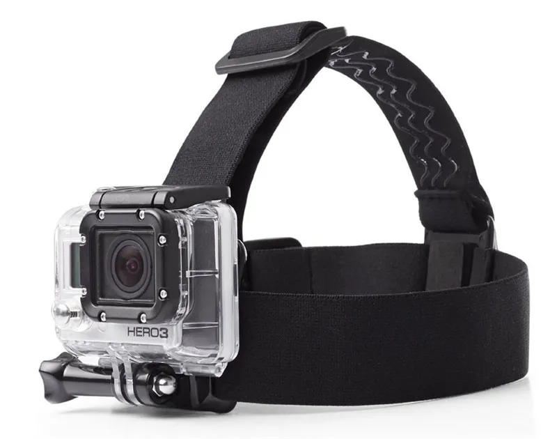 Регулируемый шлем жгут ленты для gopro hero 5 3 + 4 2 сессии sjcam sj4000 xiaomi yi k крепление ремня