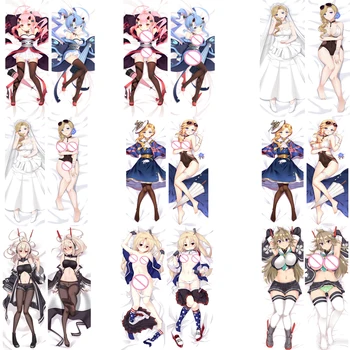 

Japan Anime Games Azur Lane characters sexy girl Hood & Ikazuchi Dakimakura throw body pillow cover case hugging Body pillowcase